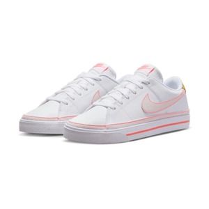 Nike Court Legacy Next Nature 'Hot Punch Contrast Stitch colorway